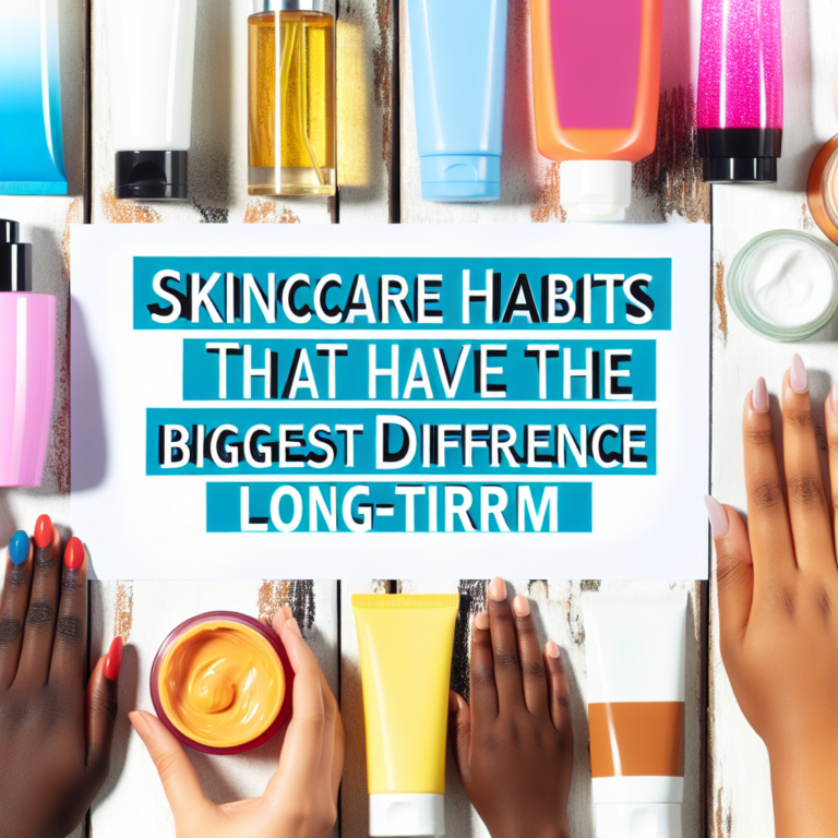 Skincare Habits That Make the Biggest Difference Long-Term