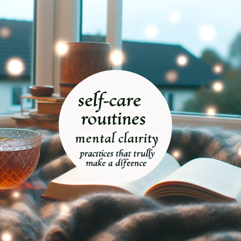 Self-Care Routines for Mental Clarity: Practices That Truly Make a Difference