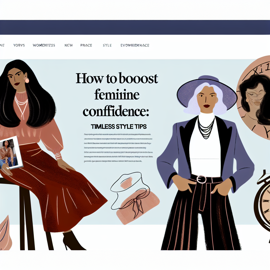 Timeless Style Tips / Feminine Confidence