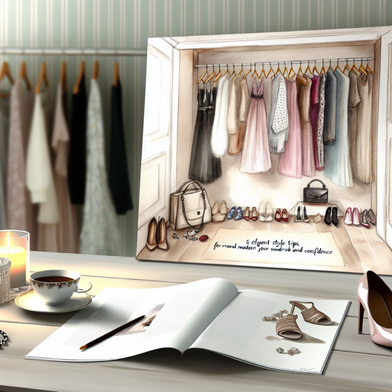 5 Elegant Style Tips for Modern Femininity: Boost Your Wardrobe and Confidence