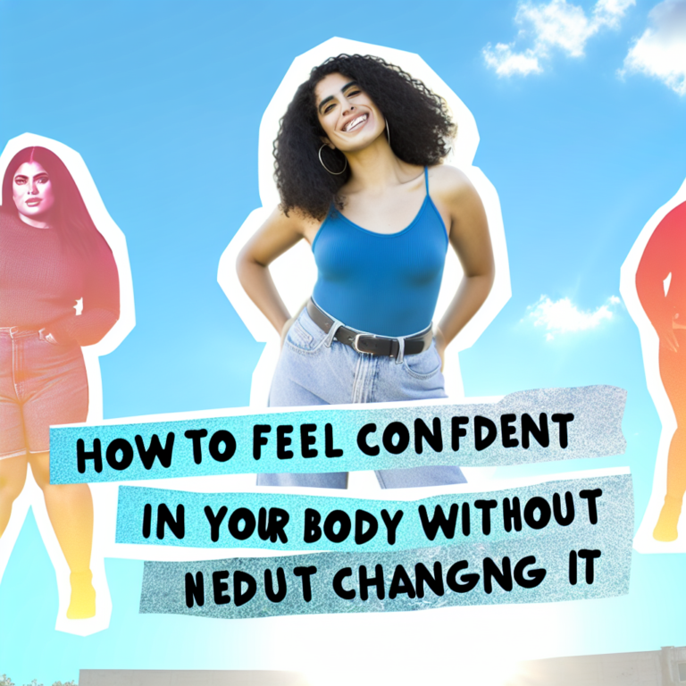 How to Feel Confident in Your Body Without Changing It