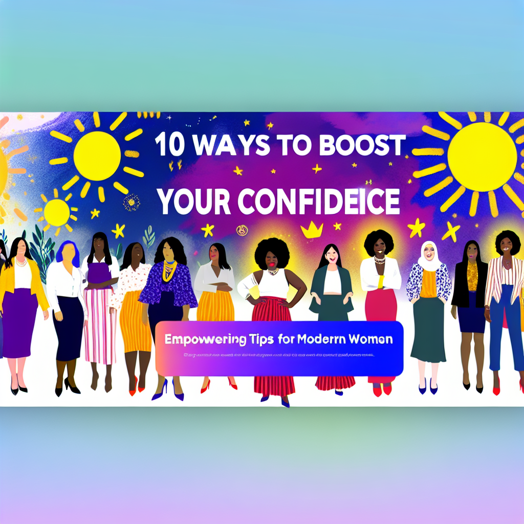 10 Ways to Boost Your Confidence: Empowering Tips for Modern Women