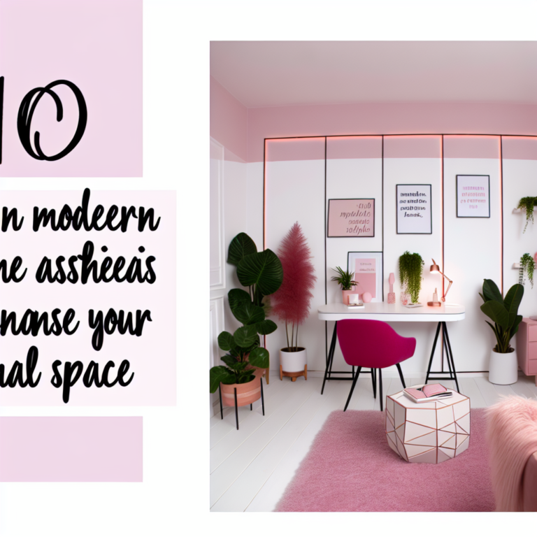 10 Modern Feminine Aesthetic Ideas to Enhance Your Personal Space